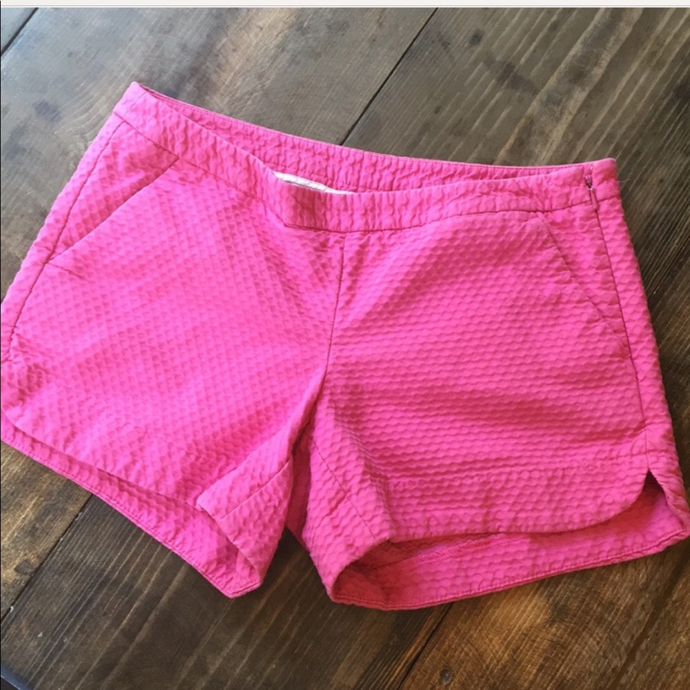 Lilly Pulitzer Side Zip Pink Shorts